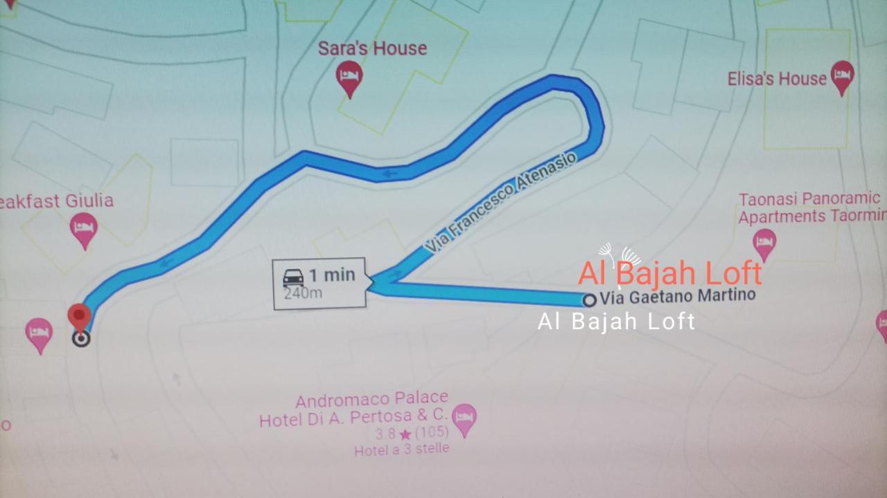 Al Bajah Loft Monovano Con Requisiti Hotel Taormina Bagian luar foto