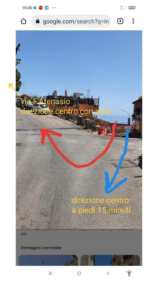 Al Bajah Loft Monovano Con Requisiti Hotel Taormina Bagian luar foto